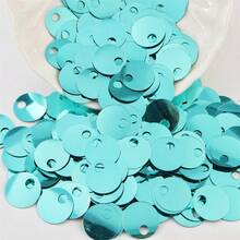 15mm Big Hole Flat Round Sequin Paillettes Large Hole 4mm PVC Loose Sequins And Spangles For Embroidery Applique Knitting Arts Crafts And Embellishment 210pcs/Bag 20g - 20 Grams - View 23