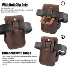 Phone Belt Bag - Brown - View 4