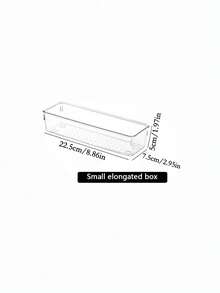 7/20/35/50pcs Transparent Drawer-Style Cosmetic Storage Boxes, Multi-Size Assortment, Suitable For Lipstick, Perfume, Skincare, Lotion And Cream Samples, Vanity/Bathroom/Office/Kitchen Storage, Holiday Gift - Polka dot transparency - View 7
