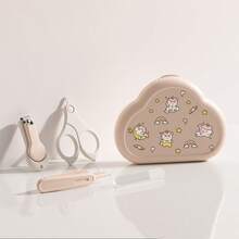 1pc Baby Nail Clipper Set Newborn Anti-Pinch Nail Cutter Nail Clipper Nail File Tweezers Nail Clipper Set - Multicolor - View 8