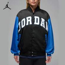 Nike/JORDAN Men's Authentic Sporty Patchwork Woven College Style Jacket HV0100-010 - HV0100-010 - View 6