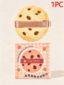 1pc Round Plush Makeup Powder Puff, Embroidered Cookie Pattern, Effective For Applying Setting Powder, Multi-Functional Makeup Sponge, Women's Cosmetic, Women's Gift, Suitable For Vanity, Daily Beauty And Holiday Gifting Occasions - Multicolor - View 16