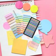 9 Gaya 1 Set Label Indeks, Berbagai Bentuk PET Semi-Transparan Berwarna, Stiker Spidol, Tab Catatan Buku Teks Siswa, Stiker Pesan Buku Catatan Bacaan, Perlengkapan Sekolah, Tab Indeks Ultra Tipis, Perlengkapan Kembali ke Sekolah - Satu-Ukuran - View 11