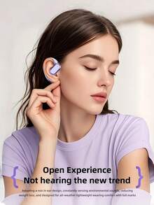 Open Ear Earhook TWS Wireless Earbuds, Lightweight Comfort Non-In-Ear Headphones, HiFi Stereo Sound HD Clear Calls, Sport Running Daily Use Wireless Earphones Compatible With IOS & Android - View 5