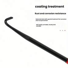 1pc T-Shaped Spring Hook Brake Wrench Motorcycle Electric Vehicle Spring Hook Wrench Spring Removal And Installation Pull Hook Tool - A - View 4