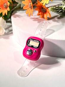 Mini Electronic Finger Counter/Ring-Style Manual Tally Counter, Manual Press People Counting Device, Random Color Tasbih, Compact And Cute, Easy To Use, Simple Operation, Suitable For Knitting Counting, Prayer Counting, Etc. - Multicolor - View 17