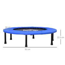 Exercise Mats - Black, Blue - View 2