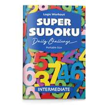 Portable Super Sudoku Logic Workout Notebooks, Daily Number Puzzle Challenge For Brain Training, Focus, Reasoning And Relaxation, Beginner To Challenge Levels, Travel-Friendly Size - Sudoku Difficulty Level - View 4