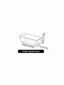 7/20/35/50pcs Transparent Drawer-Style Cosmetic Storage Boxes, Multi-Size Assortment, Suitable For Lipstick, Perfume, Skincare, Lotion And Cream Samples, Vanity/Bathroom/Office/Kitchen Storage, Holiday Gift - Polka dot transparency - View 8
