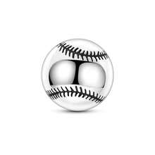 1pc Sports Series Football Basketball Tennis Badminton Yoga Fitness Dumbbell Beaded Charm Suitable For Bracelet Bangle Necklace DIY Jewelry Making Healthy Lifestyle - Silver Or Gold - View 34