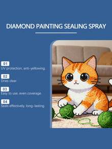 Jue Fish Upgraded Diamond Painting Sealing Spray, 30-Minute Quick Dry Diamond Painting Glue, Fixes And Maintains Diamond Painting Shine, Diamond Painting Accessories Tool, Easy To Use, No Brushing Required (1pc) - View 4