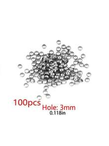 100個 304不鏽鋼 1.5mm鍍金圓管壓珠 DIY珠寶吊墜製作用 - 串珠 - 查看 10
