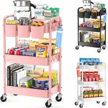 Multipurpose Carts & Push Cabinets - Pink - View 8