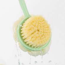 Double-Sided Back Brush, Soft And Hard Bristle Design - 15.6 Inch Long Handle Shower Brush, Non-Slip Grip, Suitable For Dry And Wet Use, Universal For Men, Women And Elderly, Cleans Hard-To-Reach Areas, Lymphatic Massage, Quick-Dry Hygienic Design - A - View 2