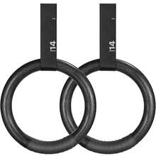 ABS gymnastics rings gymnastics rings competition standard with door anchor fastening straps 300 kg- - Verschiedenfarbig - Übersicht 1