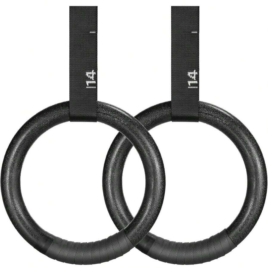 ABS gymnastics rings gymnastics rings competition standard with door anchor fastening straps 300 kg- - Verschiedenfarbig - Übersicht 1