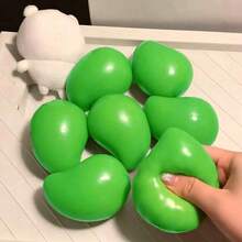 Tachimi 1pc Color-Changing Mango Handmade Crispy Squeeze Ball, Crunchy ASMR Squeeze Toy, Pure Handmade DIY Finger Squeeze Stress Relief Toy, Relieve Stress - Multicolor - View 8