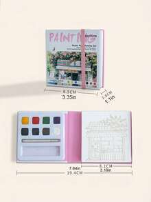 Portable Watercolor Painting Book - Pocket Watercolor Sketchbook, Suitable For Creative Coloring And Relaxing Doodle Art, Professional Art Practice Notebook, Holiday Gift For New Year, Valentine's Day, Festivals And Birthdays, Enhance Creativity - Multicolor - View 4