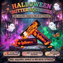 1pc Halloween Butter Stick Bread Squishy - Multicolor - View 1