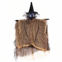 3pcs Halloween Party Decorations Hanging Ornaments, Halloween Scary Witch Hanging Ghost Decor, Haunted House Party Props Hanging Decorations - Multicolor - View 5