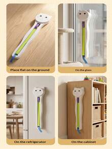 Interactive Cat Toy For Indoor , Door-Mounted Automatic Moving With String Action Cat Toy With Adjustable Motion Modes, Rechargeable Electric For Kittens & Bored Adult Cats, Hands-Free Pet Play Accessory - White - View 10