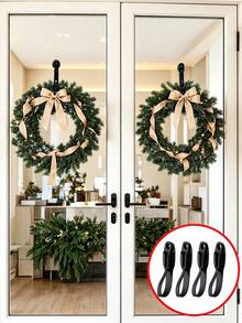 Christmas Wreath Hook Fireplace Wreath Hook, Suitable For Home Storage, Appliance Cable Management And Data Cable Storage Hooks, Thanksgiving, Halloween, Christmas Gifts - Multicolor - View 6