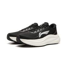 LI-NING YUEYING 6 Running Cushioning Protection Woman's Running Shoes Long Walks Low-intensity Training ARHV016 - 黑色/乳白色 - 查看 2