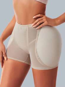 Quần lót nâng mông nữ tăng kích thước hông có đệm, quần định hình cơ thể sexy nâng mông, quần lót định hình hông đệm giả, quần lót nâng mông định hình cho nữ - Màu be - Xem 2