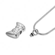 1pc Stainless Steel Cremation Pendant Necklace, Ashes Urn Necklace, Used To Hold Ashes, Hair, Memorial Pendant For Loved Ones - Silver - View 4