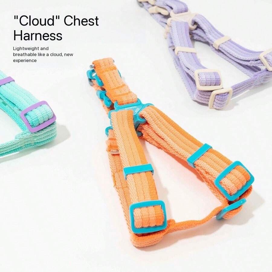 Dog Harness – , Non-Choking, Anti-Slip, Perfect Fit, Easy To Put On And Take Off, Adjustable, Reflective Stitching Dog Leash P-Chain Anti-Pull Dog Chain Cloud Bubble Foam Handle Contrast Color Pet Walking Rope Dog Leash P-Chain Anti-Pull Dog Chain Cloud Bubble Foam Handle Contrast Color Pet Walking Rope