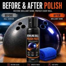 Bowling Ball Cleaner 50ml Long-Lasting Protection Polishing Cleaning Paste Portable Bowling Cleaner Set For Beginners Bowlers - 1 - View 6