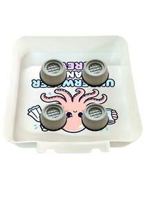 Printed With Octopus "CLEANING UNDERWATER CREM", With Opening Rotator, Universal Flow Guide, Ideal Water Collector, Portable Leak Proof Tray For Washer/Dryer, Non-Slip Waterproof Drip Pan With Raised Edge, Prevents Laundry Room Spills - Multicolor - View 17