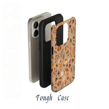 Autumn Pumpkin Phone Case, Cute Autumn Harvest Leaf Pattern, Compatible With IPhone 17 16 15 14 Pro Max Plus 13 12 11 - Coffee Brown - View 5