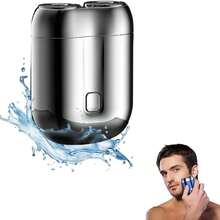 Electric Magnetic Shaver With Magnetic Dual Blades, Fast, Seamless, Waterproof, Wet & Dry Use, Fast Charging, Travel Portable Mini Men's Electric Razor, Father's Day Gift/Valentine's Day Gift, Electric Shaver - Multicolor - View 14