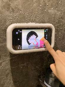 防水防霧 360°旋轉淋浴手機支架,可旋轉可伸縮觸控螢幕手機架,適用於浴室、廚房牆面 - A - 查看 10