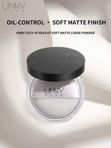 UNNY CLUB Bedak Tabur, Pengatur Riasan Tahan Lama, Pengontrol Minyak, Hasil Akhir Matte, Tekstur Bedak Halus, Ringan dan Tidak Menggumpal, Kering dan Tidak Berminyak, Cocok untuk Pemula, 1 buah, Kosmetik Makeup Merek Ternama - Pengunci riasan kabut ringan - View 10