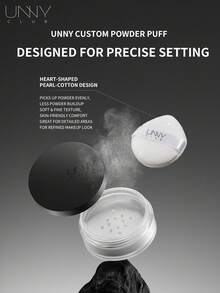 UNNY CLUB Bedak Tabur, Pengatur Riasan Tahan Lama, Pengontrol Minyak, Hasil Akhir Matte, Tekstur Bedak Halus, Ringan dan Tidak Menggumpal, Kering dan Tidak Berminyak, Cocok untuk Pemula, 1 buah, Kosmetik Makeup Merek Ternama - Pengunci riasan kabut ringan - View 6