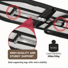 Foldable Wall Mount Ironing Board, Multi‑Level Height Adjustment Sturdy Metal Frame Ironing Surface With Washable Heat‑Resistant Cover For Household Use - A - View 6