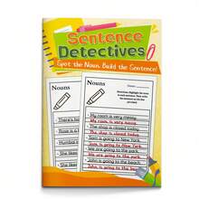 2 Pieces Sight Words & Sentence Practice Workbook Set, English Reading, Word Recognition, Tracing, Writing, Grammar & Vocabulary Activities, Reading Confidence Learning Material For Homeschool, Classroom & Back To School - English Reading Practice - View 13