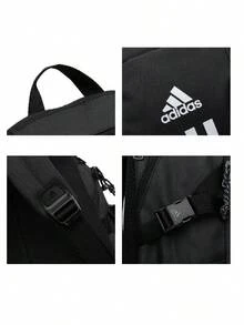 Adidas Unisex Lightweight Outdoor Backpack POWER VII 2026 Summer New Student Commuter Casual Backpack IP9774 - Black - View 6