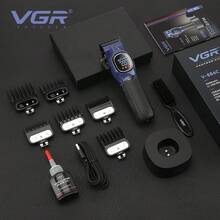 VGR Hair Clipper Professional Electric Hair Trimmer 9000 RPM Hair Clipper Vector MotorHigh Power Trimmer Men Clipper Charging Model Hair Cutting Machine V-886C V-886T - Multicolor - View 13