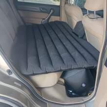 Portable Foldable Inflatable Car Back Seat Mattress, Comfortable Sleeping Air Bed With 2 Pillows, Storage Bag And Repair Kit, Essential For Mid-Size SUV/Pickup Truck Summer Vacation Camping Road Trip Outdoor Gear - Car Air Mattress - View 4