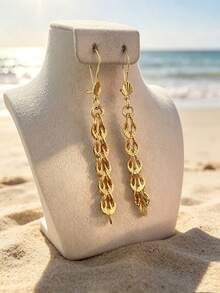 Anting-anting Rumbai Panjang Bergaya Liburan Pantai Bohemian, Cocok untuk Wanita dalam Perjalanan Sehari-hari, Pesta, dan Jamuan Makan - Anting-anting Rumbai Gantung - View 7