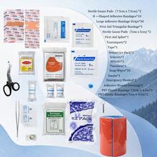 Premium First Aid Kit, Suitable For Outdoor Hiking And Camping. A Thoughtful Gift For Friends. - Black - View 3