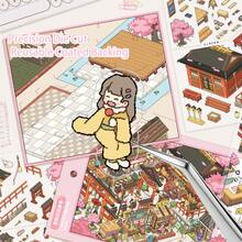 HEYBAO Fantasy Mini World 3D Scene Sticker DIY Craft Set, Dreamy Life Sticker Book Gift Collection - Multicolor - View 10