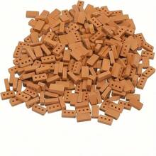50/100/150pcs Mini Red Clay Wall Brick Model, 1:16 Scale Miniature Bricks, Suitable For DIY Garden Decoration, Fairy Garden Micro Landscape, Patio And Outdoor Craft Accessories - A - View 10