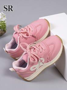 1 Pair Pink Cute Bow Decor Sneakers, Sweet Versatile Casual Shoes, Suitable For Daily And Campus Wear, School Essential - Pink - View 6