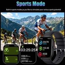 Unisex Smart Watch, Multi-Function Smart Watch, Wireless Call/Dial, Message Notification, Multiple APP Reminders, Suitable For Friends, Supports Multiple Sports Modes, Customizable Wallpaper, Best Gift Choice - 彩色 - 查看 5