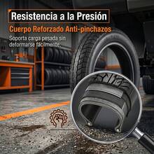 Reinforced 14*2.125 Outer Tire, Wear-Resistant Rim, Shock Absorption, Puncture-Resistant, For 14-Inch Folding Electric Bike - Black - View 5