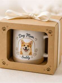 1pc Customized Mug, Personalized Coffee Cup, Customized Anniversary Mug, Valentine's Day Gift, Anniversary Gift, Graduation Gift, Mother's Day Gift, Suitable For Anniversary, Valentine's Day, Mother's Day, Birthday, Father's Day, Graduation, Wedding - White - View 7